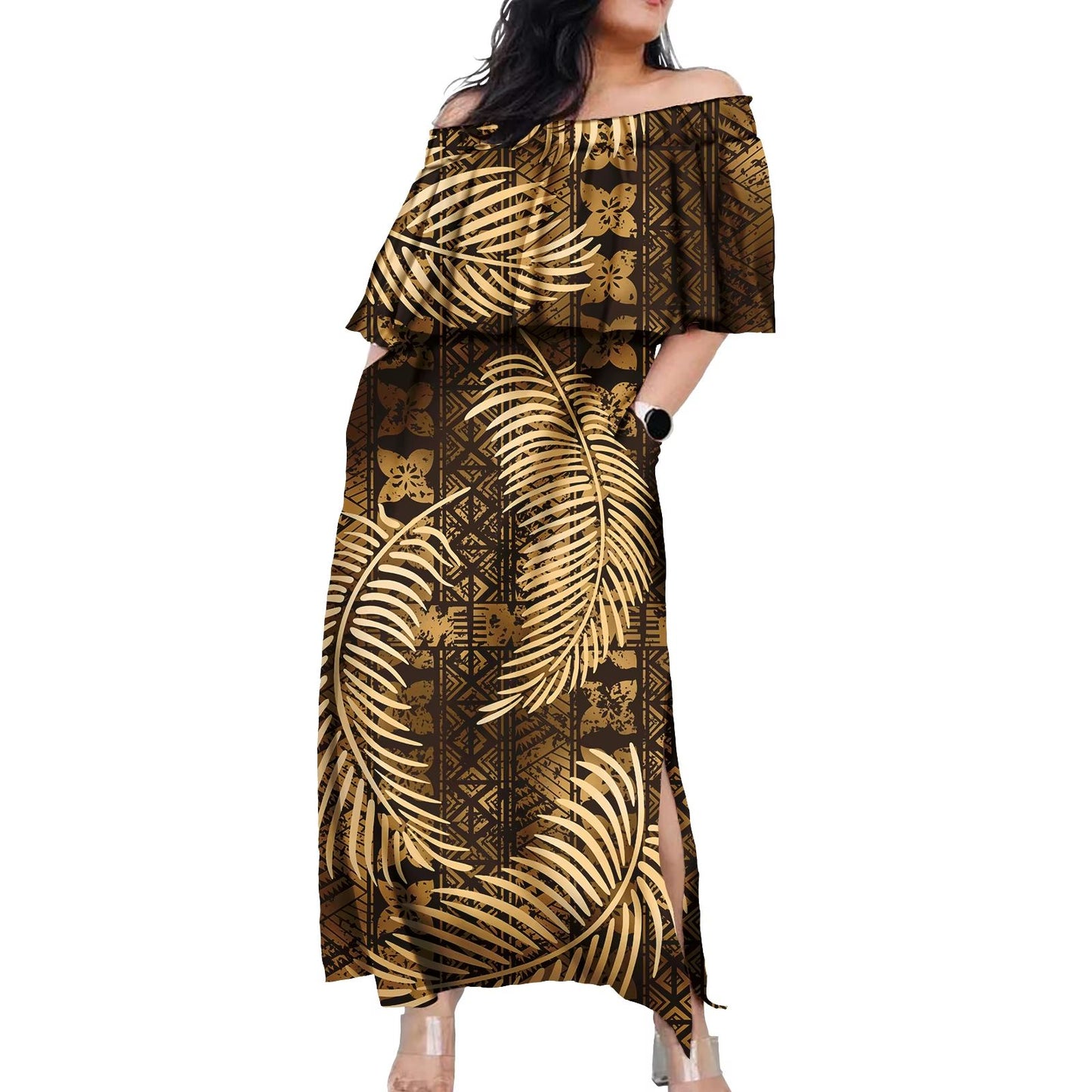 Coconut Grove Ruffle Dress