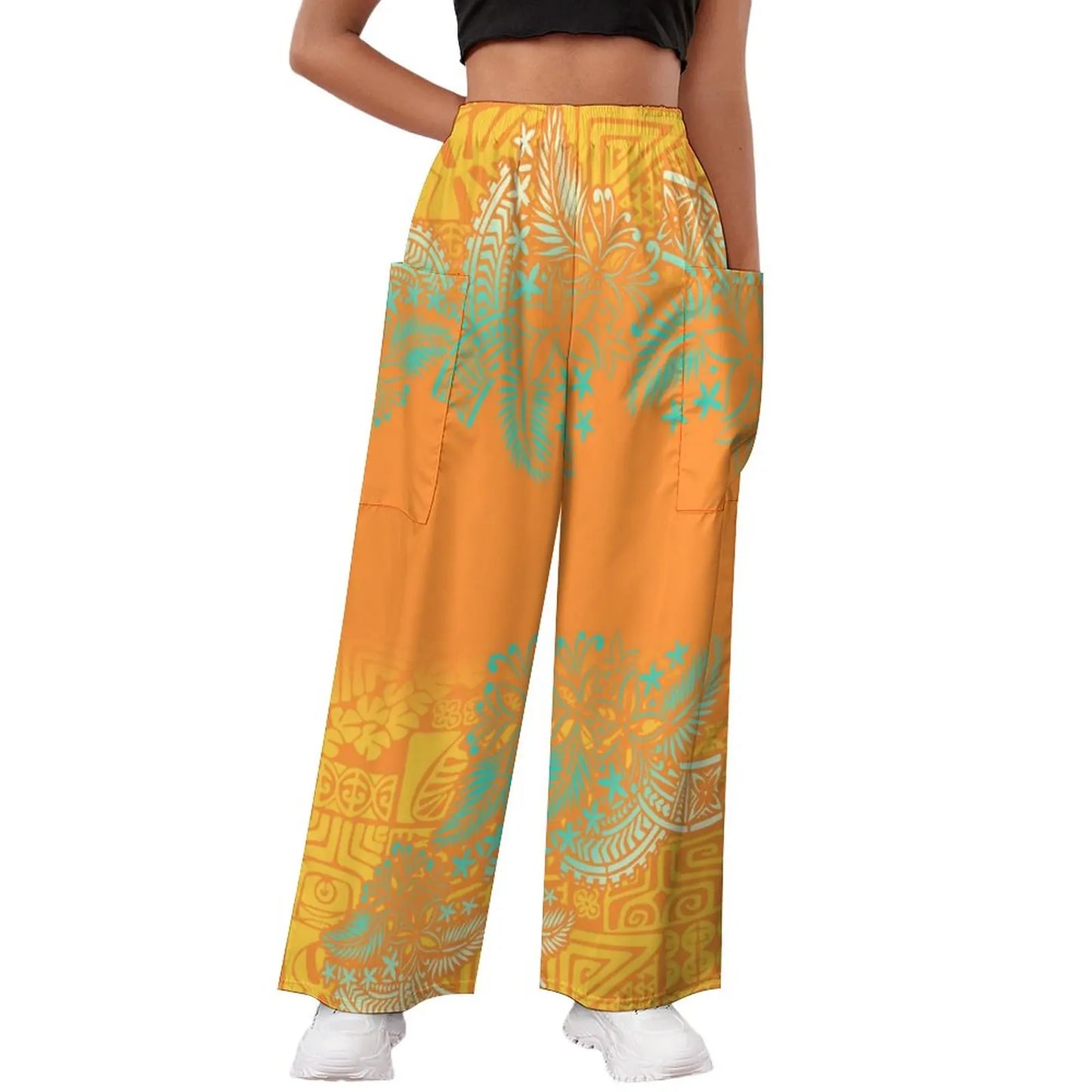 Island Sunset Poly Pocket Flares