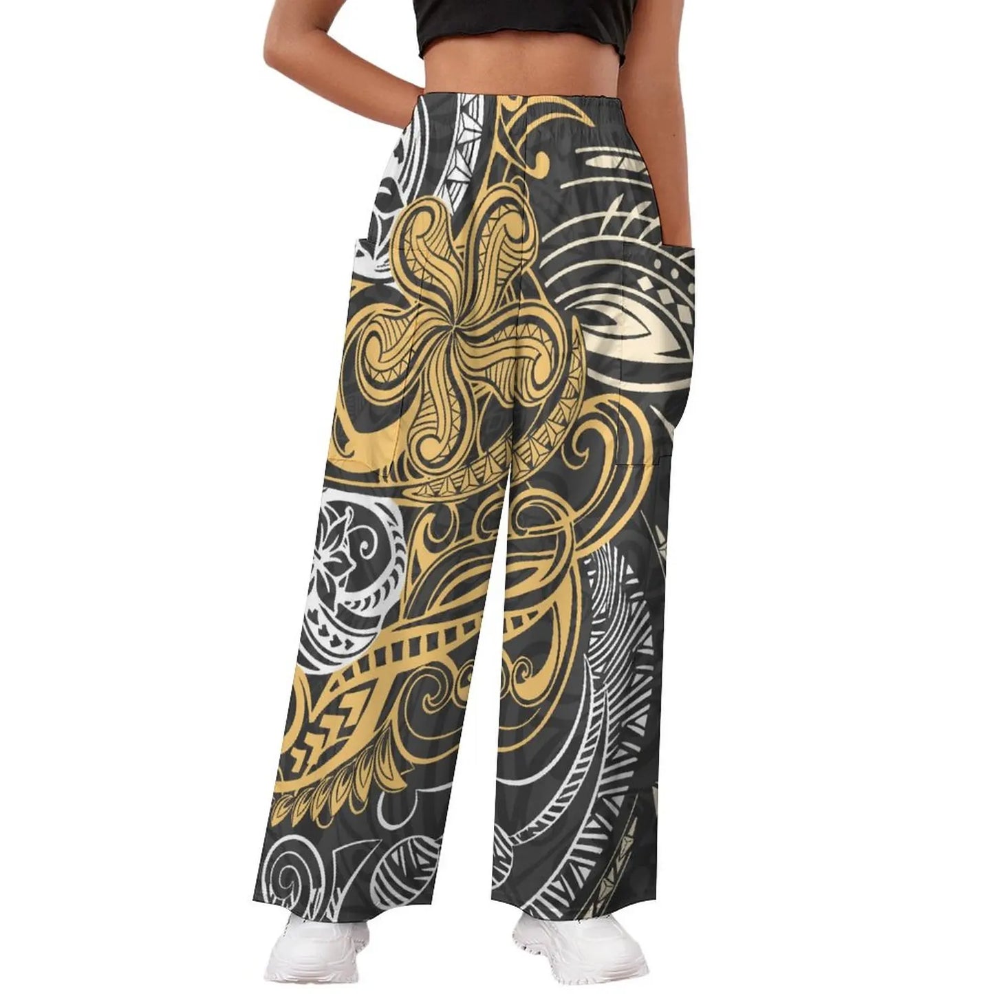 Charcoal Sand Poly Pocket Flares