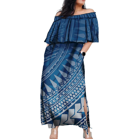 Tidal Ruffle Dress