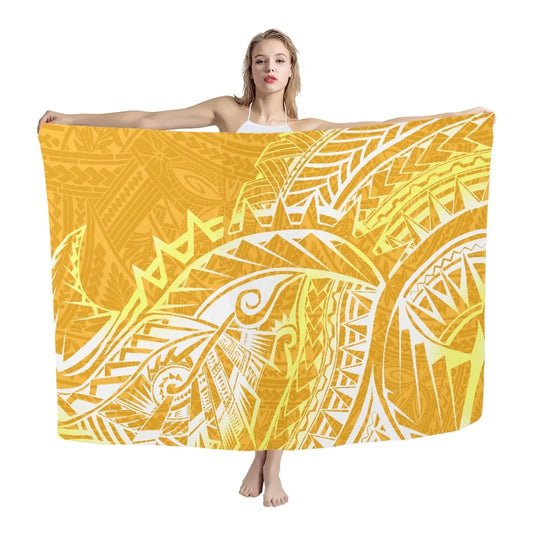Yellow Tribal Ie Lavalava